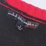 United States Sweaters Crewneck Holiday Sweater in Black/Red, Size L EXCELLENT Photo 6