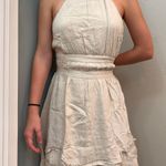 Lulus Beige Halter Mini Dress Photo 2