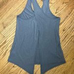 Athleta  | Essence Texture Tie Back Tank Top Ribbed Gray Size XXS Photo 5
