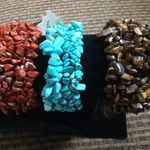 Natural stone bracelets stretchy stackable Photo 0