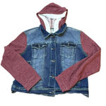 Wallflower Indigo‎ Denim Jean junior Jacket large Photo 0