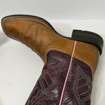 Ariat Brown and Pink Western Ankle Boots Photo 6