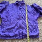 Lavon Vintage 90s  Nylon Windbreaker Track Jacket Vibrant Purple  Large Photo 4