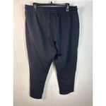 Pact  Women's Stretch French Terry Tulip Hem Pant In Black. Size XL NWOT Photo 5