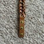 Geneva Platinum women’s vintage gold/tan double‎ wrap leather chain rope watch Tan Photo 4