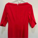 Black Halo  Petal Sleeve Dress in Chic Red,‎ Size 8 Photo 6