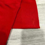 Ralph Lauren Lauren  Red Long Sleeve Crew Neck Pullover Top Shirt Cotton Size L Photo 2