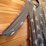 Altar'd State  Green Cream Bishop Sleeve Sundress Photo 3