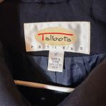Talbots Vintage Petites Navy Long Trench Coat Size 12P Classic Minimalist Photo 3