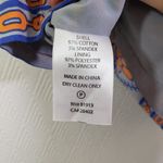 Plenty By Tracy Reese Women's Size 8 Gray, Blue, Orange Floral Pencil Skirt Photo 6