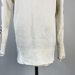 Johnny Was NWOT  Embroidered Floral Waffle Knit Sweatshirt Size S Crew Neck Photo 7