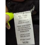 A1 Lagaci Romper Eyelet Lace Trim Drawstring Waist Sleeveless Black Size M Size M Photo 2