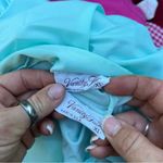 Vanity Fair Vintage peignoir neglige set Robbins egg blue Photo 4