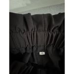 SheIn  Black Paperbag Waist Shorts with Tie Belt‎ Size Small Photo 4