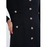 NWT Tuckernuck POMANDER PLACE Stacy in Noir Black Tweed Mini Dress XXL Photo 3