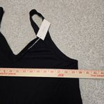 Eberjay Eberjey Elon Black Bound Ribbed‎ V-Neck Jumpsuit Black Lounge Sz L NWT Photo 5