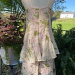 Alex Marie  Floral Chunky Lace Ruffle Dress Photo 3