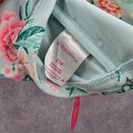 Xhilaration  Blue Pink Floral Padded Wired String Bikini Top Swimwear Plus 22W Photo 4