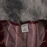 Old Navy Women's Maroon Striped Long Sleeve Dress Size M Photo 1