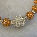 XL Statement Disco Ball Hoop Earrings Gold Photo 2