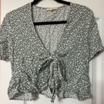LA Hearts Cropped Tie Shirt Photo 0
