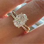 5 carat CZ 14k plated Oval Photo 0