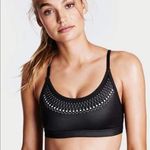 Victoria's Secret Victoria’s Secret Sport Black Laser Cut Scoop Neck Bra Photo 0