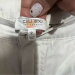 Cali 1850 ‎ White Modern Tech Look Wide Leg Baggy Cargo Pants Photo 4