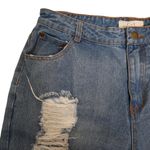 Chelsea and Violet Womens 31 Distressed Straight Leg Ankle Jeans Photo 5