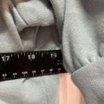 LOFT‎ Outlet Women's Blue Puff Sleeve Hoodie Top Pullover Sweatshirt M Size M Photo 2