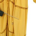 Anthropologie En Elly Sunset Tiered Golden Yellow Maxi Dress S Photo 6