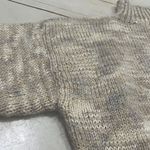 Women’s Mohair Silk Wool blend Loose Knit Mock neck Sweater Large Heather Ombre Photo 10