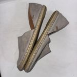 Verbenas Espadrilles Suede Leather Closed Toe Minimalist Luxury Shoes Size 40 Gray Photo 3