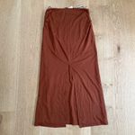 Ownley Midi Skirt Lennon Size XS Brown Silver Photo 4
