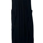 BCBGMAXAZRIA  Black Cowl Neck Cold Shoulder Stretch Long Sleeve Blouse S Photo 1