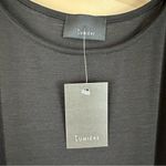 Lumiere Black Short Sleeve Simple Black Dress Small New Photo 2