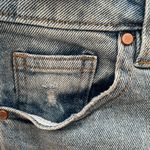 Tinseltown NWT Distressed Light Blue Mom Relaxed High Rise Shorts, size 0 Photo 7