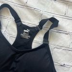 Puma Black Racerback Sports Bra Women’s Size Small Adjustable Strap Activewear Photo 2