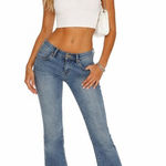 VTG 90s Y2K Z Cavaricci Dumpster Girl Baddie Low Rise‎ Bootcut Denim Jeans 5 Blue Size undefined Photo 0