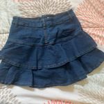Amazon Ruffle Denim Skirt w Built In Shorts Photo 3