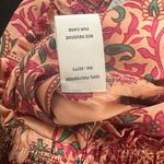 Bunulu Boutique Floral Paisley Lightweight Paperbag Shorts NWT Pink Photo 6