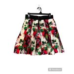 Milly Pleated Floral Skirt Photo 1