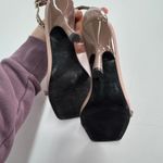 ZARA Heels Womens 36 5 US Pink Chain Detail Square Toe Wrap Ankle Photo 6