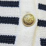 J.Crew NWT Relaxed Emilie Sweater Lady Jacket in Natural Navy Stripe Cardigan L Photo 4