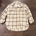 Polagram New With Tags  Neutral Plaid Shacket Sz M Photo 5