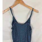 American Eagle Striped Cinch Waist Romper Size Small Photo 4