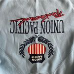 Fruit of the Loom Vintage 80s Union Pacific Railroad crewneck Photo 2