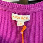 Knox Rose Purple Long Sleeve Relaxed Blouse Photo 4