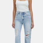 Bardot  Lightwash Distressed Eva Straight Jeans in Vintage 22 Photo 1