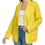 Vince NWT Velvet Yellow Linen Cassie Blazer and Fallon Pants Photo 0